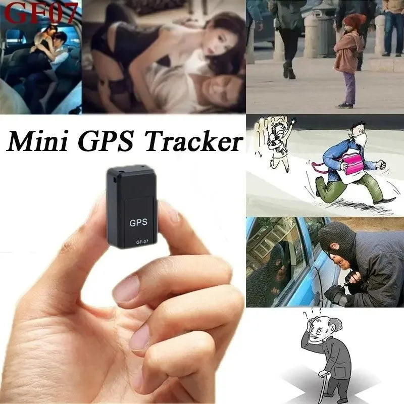 Mini traceur GPS universel GF-07, voiture, vélo, animaux domestiques, enfants, personnes âgées, suivi en temps réel, localisateur magnétique Anti-perte puissant