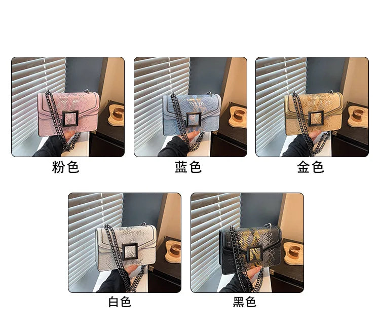 Sac à bandoulière simple pour femmes, style coréen, à la mode, design de niche décontracté, chaîne polyvalente, exquis, style occidental