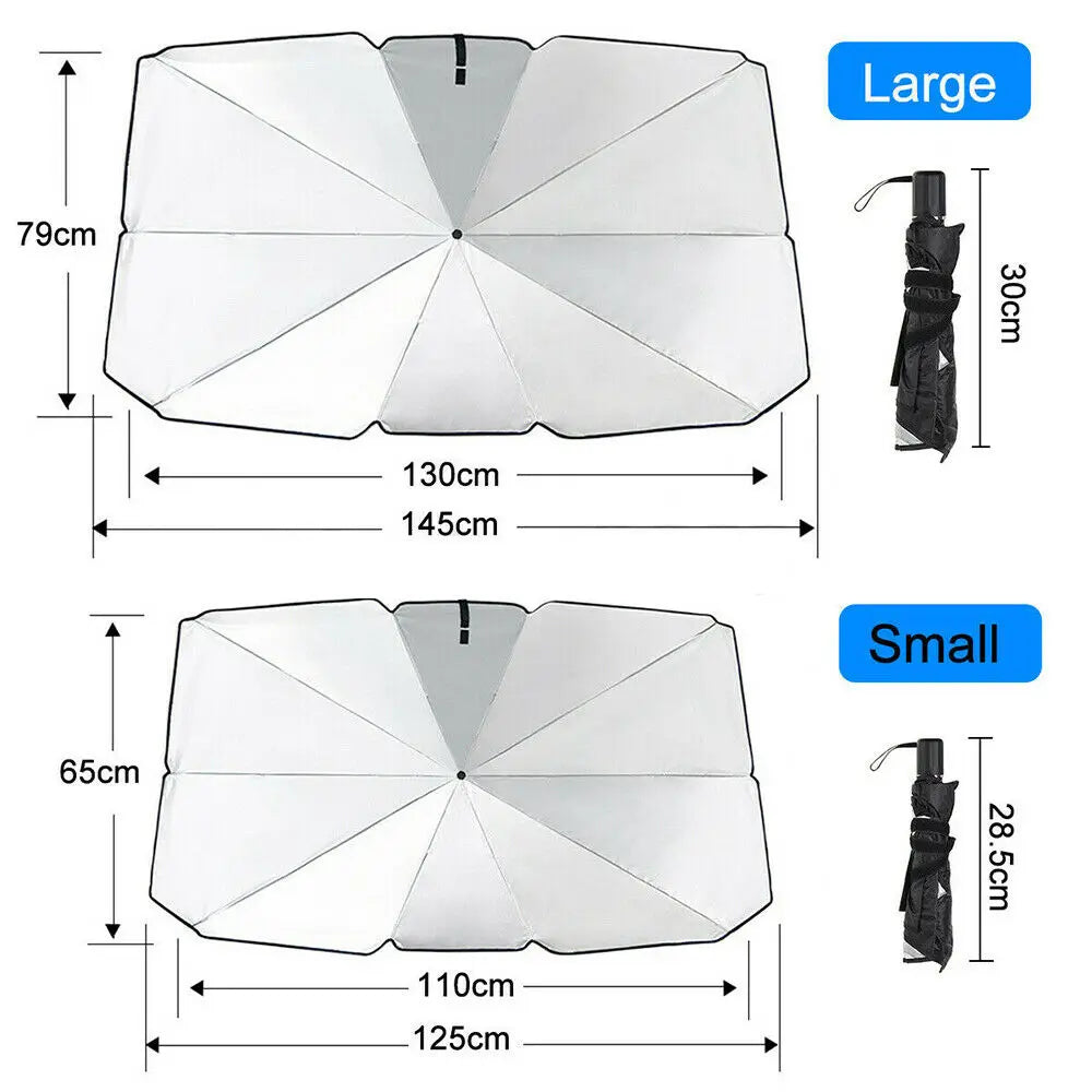 Protecteur de pare-soleil de voiture, parasol automatique, couvertures de pare-brise avant, protection solaire de voiture, accessoires de protection de pare-brise intérieur