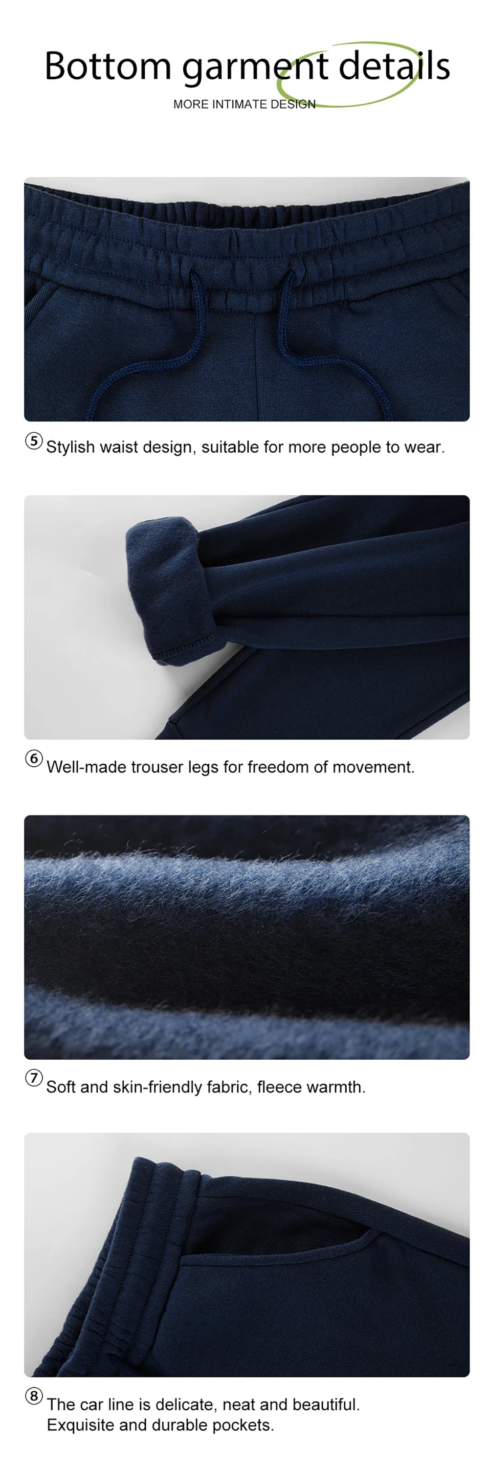Ensemble sweat à capuche pour homme d'hiver, ensemble deux pièces longue, couleur unie, vêtements de rue, unisexe, costume à la mode, pantalon de survêtement de sport décontracté