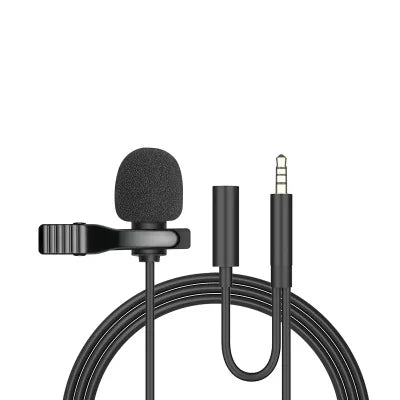 USB Mini Microphone Lavalier Type C pince métallique micro à revers 3.5mm Microphone à condensateur pour PC portable téléphone portable conférence Mike