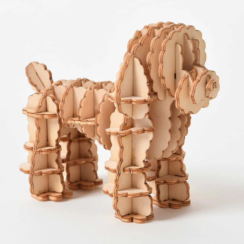 Puzzle 3D en bois, modèle de jouet mécanique fait à la main, jeu de construction, à assembler, modèle de bateau, ornement, cadeau de noël, 1 pièce