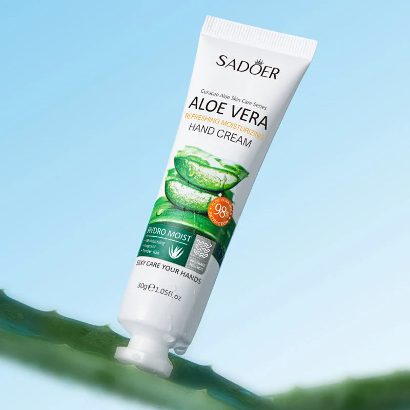 Crème pour les mains à l'aloe Vera, Lotions, sérum réparateur, nourrissant, soins pour la peau, Anti-séchéité, gerchar, Anti-vieillissement, blanchissant, 30g