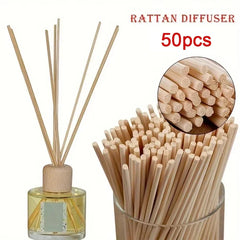 Bâtons de recharge pour diffuseur d'arômes, anciers de bambou pour diffuseur d'arôme, anciers de château essentiel, aromathérapie, roseau inconnu, rotin