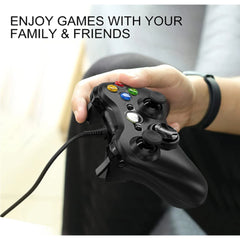 Le contrôleur de jeu filaire 360 prend en charge Xbox 360 et Windows 7/8/10, avec moteur intégré, plusieurs couleurs au choix