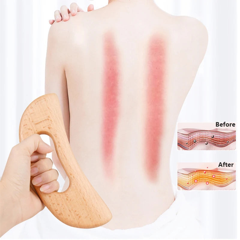 Wooden Gua Sha Tool, Scraping Board, Slimming Massage Tool, Gua Sha Massage Board, Gua Sha Scraper, Body Massage Therapy Tool