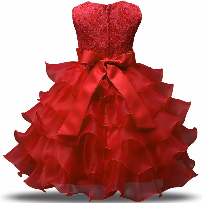 Robe de demoiselle d'honneur pour mariage, tenues d'anniversaire pour bébés filles de 2 à 8 ans, robes de première Communion pour enfants, vêtements de fête pour enfants