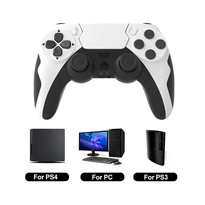 GAMINAlbanP48-Manette de jeu sans fil avec gyroscope à six axes, manette de jeu pour PS4, console PS3, gagne 7, 8, 10 touristes, vibration PC Joystick