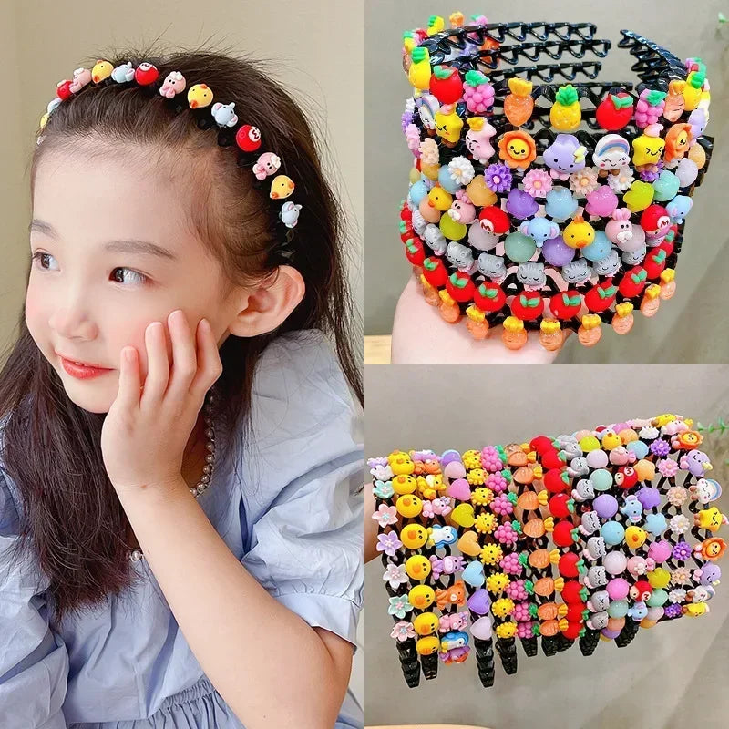 Accessoires de cheveux pour filles cravates bandeaux bande Bandeaux Scrunchie Bandana mode Haarband coréen diadème Cheveux Fille enfants mignon