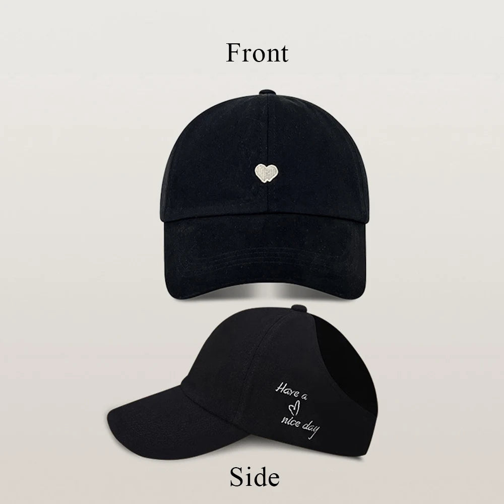 Casquette de Baseball pour Enfant Fille et Garçon, Chapeau de Soleil, Dos Creux, Queue de Cheval, Snapback Hip Hop, Os Réglables