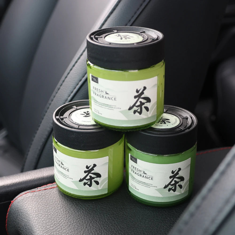 Baume solide d'aromathérapie pour voiture, parfum longue durée, tasse de tableau de bord de voiture, rainure de thé, ornement d'arôme, déodorant intérieur, désodorisant
