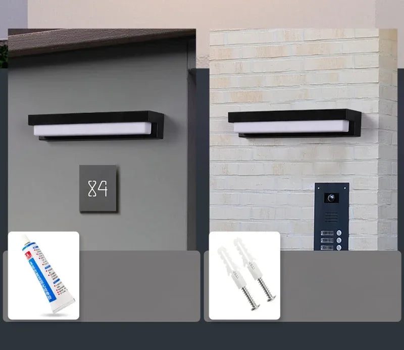 LED extérieur appliques solaires étanche lumière solaire balcon Villa porte cour muré éclairage clôture décor lampe solaire