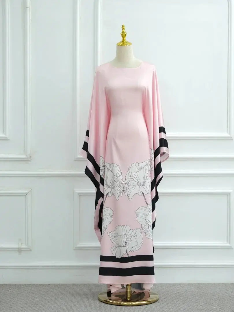 Ramadan Kebaya Muslim Abaya Damen Dubai Luxury Caftan African Dresses for Women Turkey Islam Moroccan Caftan Muslim Women's Dress