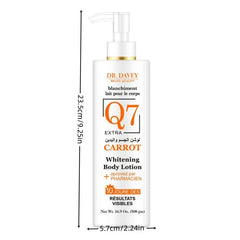 Carrot Body Lotion 500ml Large Capacity Moisturizing Body Lotion for the Whole Body Seasonal Unisex Perfumed Body Lotion