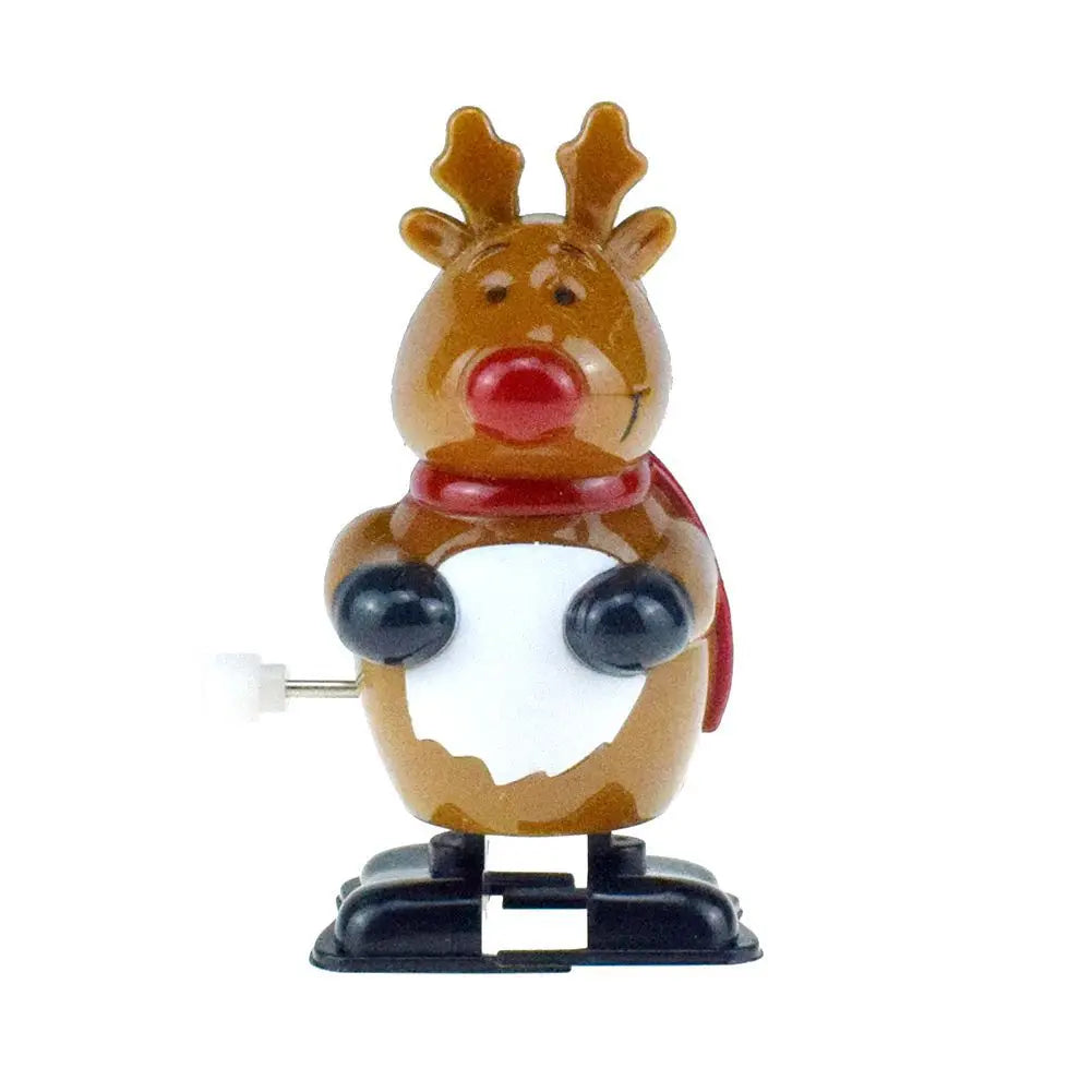 Jouets d'ornement de Noël pour enfants, père Noël sautant, wapiti, bonhomme de neige, fournitures de fête de la maternelle, cadeaux du Nouvel An