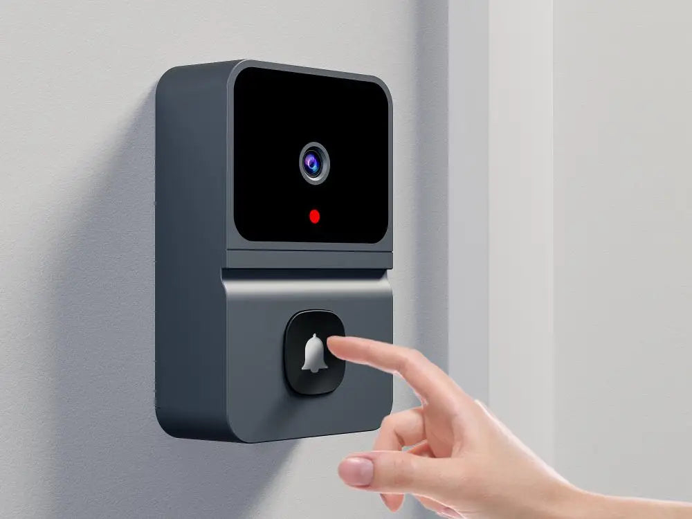 Wireless Wi-Fi Doorbell with Outdoor HD Camera, Night Vision Video Intercom, Voice Changer, Home Monitor, Security Doorbell