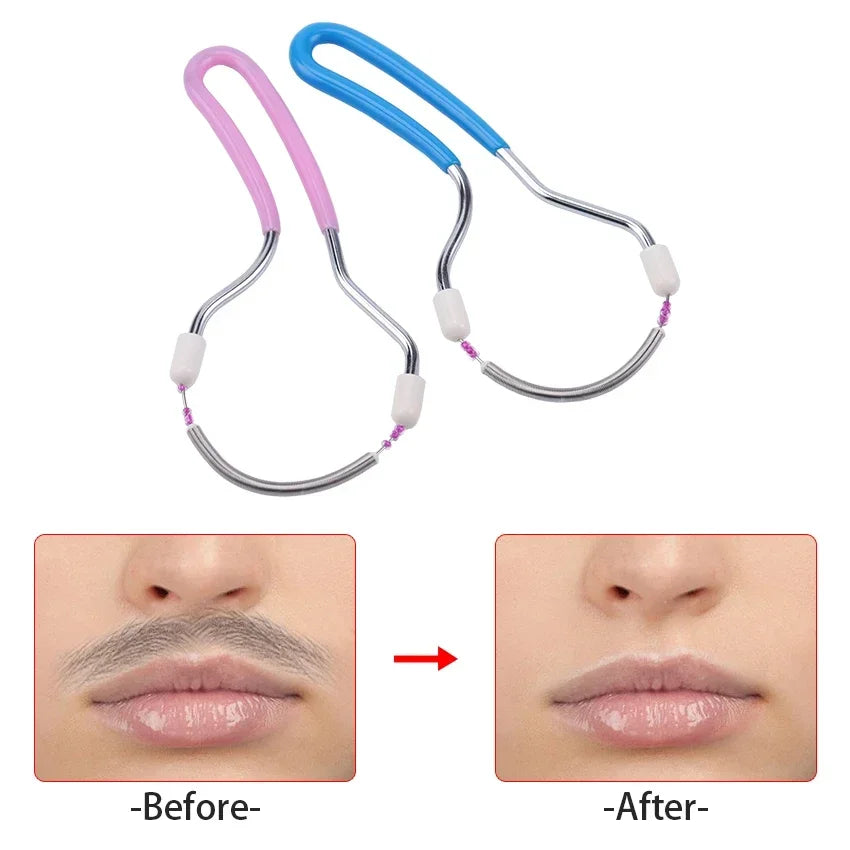 Facial hair remover for women, removes unwanted hair on the upper back, face or neck, the original spring for unsightly hair