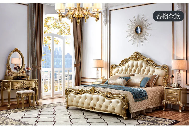 Ensemble de chambre à coucher design moderne princesse pour filles, literie double haut de gamme, luxe, meubles nordiques existants