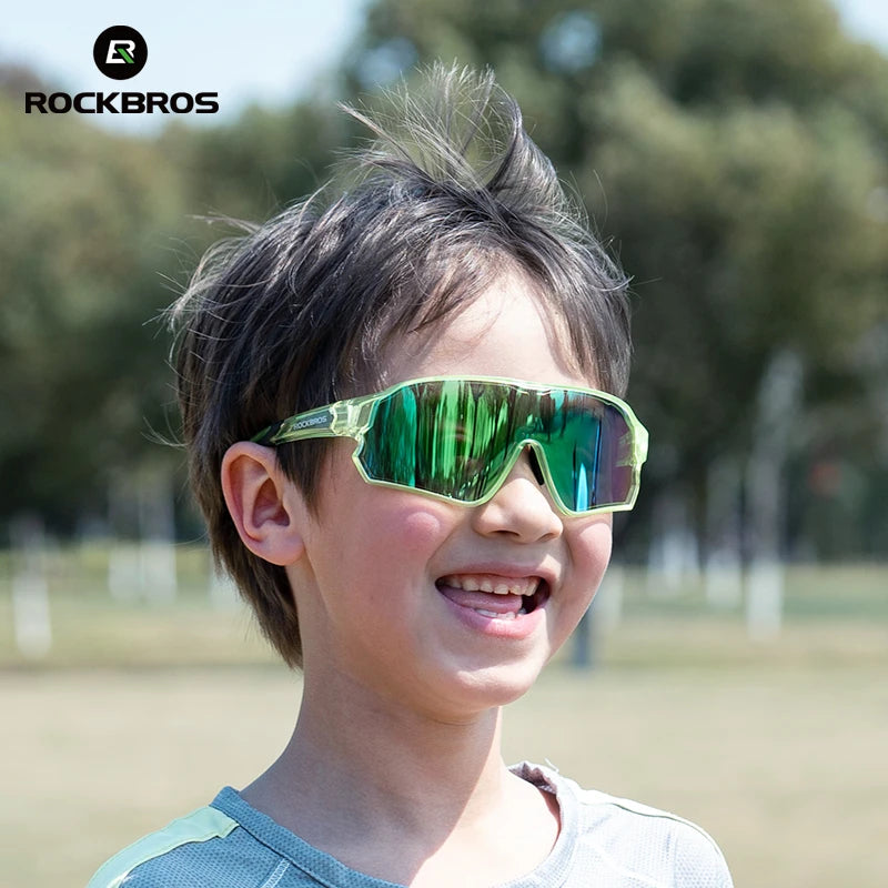 ROCKBROS lunettes de soleil enfants filles garçons lunettes polarisées/photochromiques enfants lunettes Protection UV lunettes lunettes