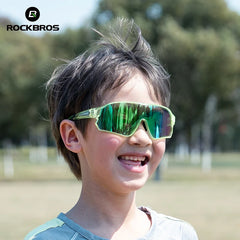 ROCKBROS lunettes de soleil enfants filles garçons lunettes polarisées/photochromiques enfants lunettes Protection UV lunettes lunettes