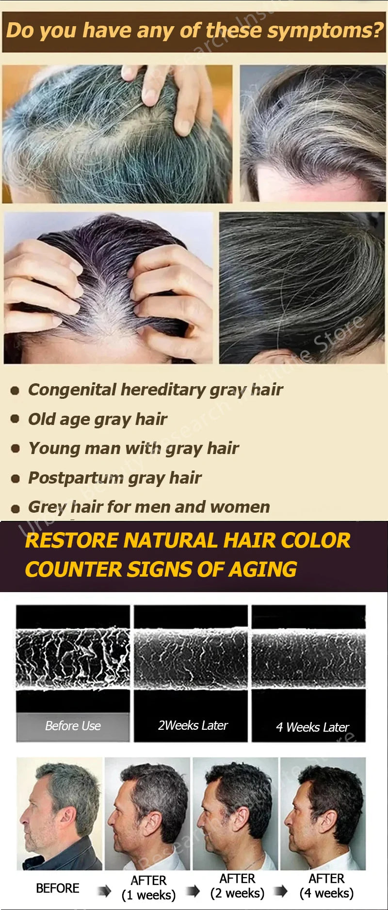 Réparer l'écologie originale des cheveux noirs