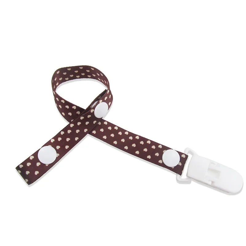 1pc bébé sucette Clips chaîne matériau confortable mignon factice pince titulaire mamelons enfants dessin animé attache-sucette attache-sucette