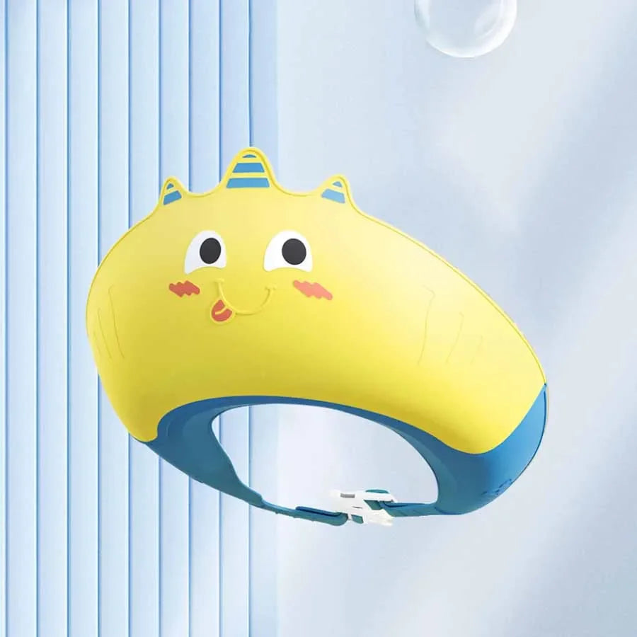 Chapeau de shampoing de douche imperméable pour enfants, chapeau de lavage de cheveux doux et réglable pour enfants, Protection sûre des oreilles et des yeux, bonnet de shampoing pour bébé