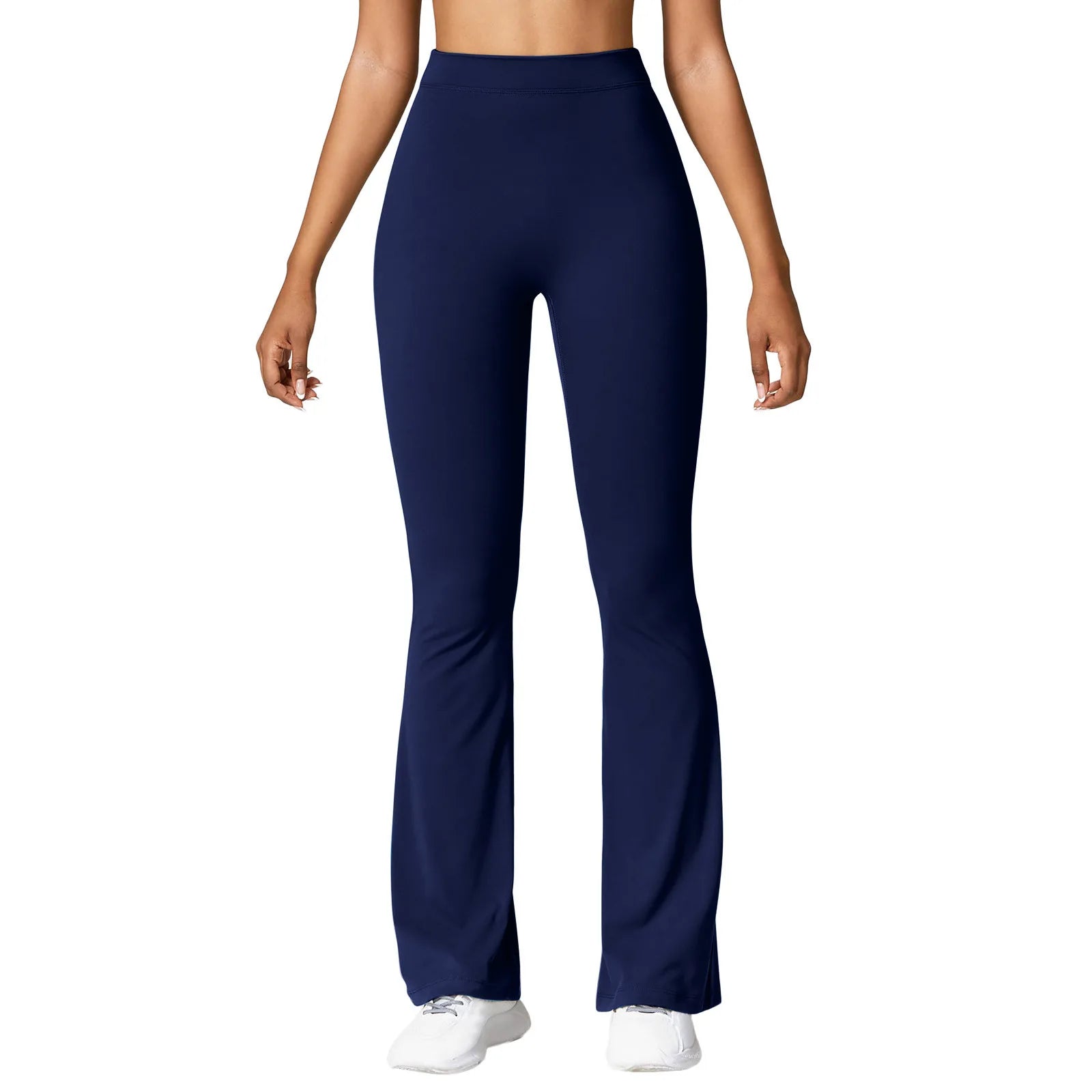Pantalon évasé de Yoga Sexy pour femmes, taille haute, coupe en V, Push-Up, fesses, Fitness, ajustement confortable, Gym, course à pied, mode Slim