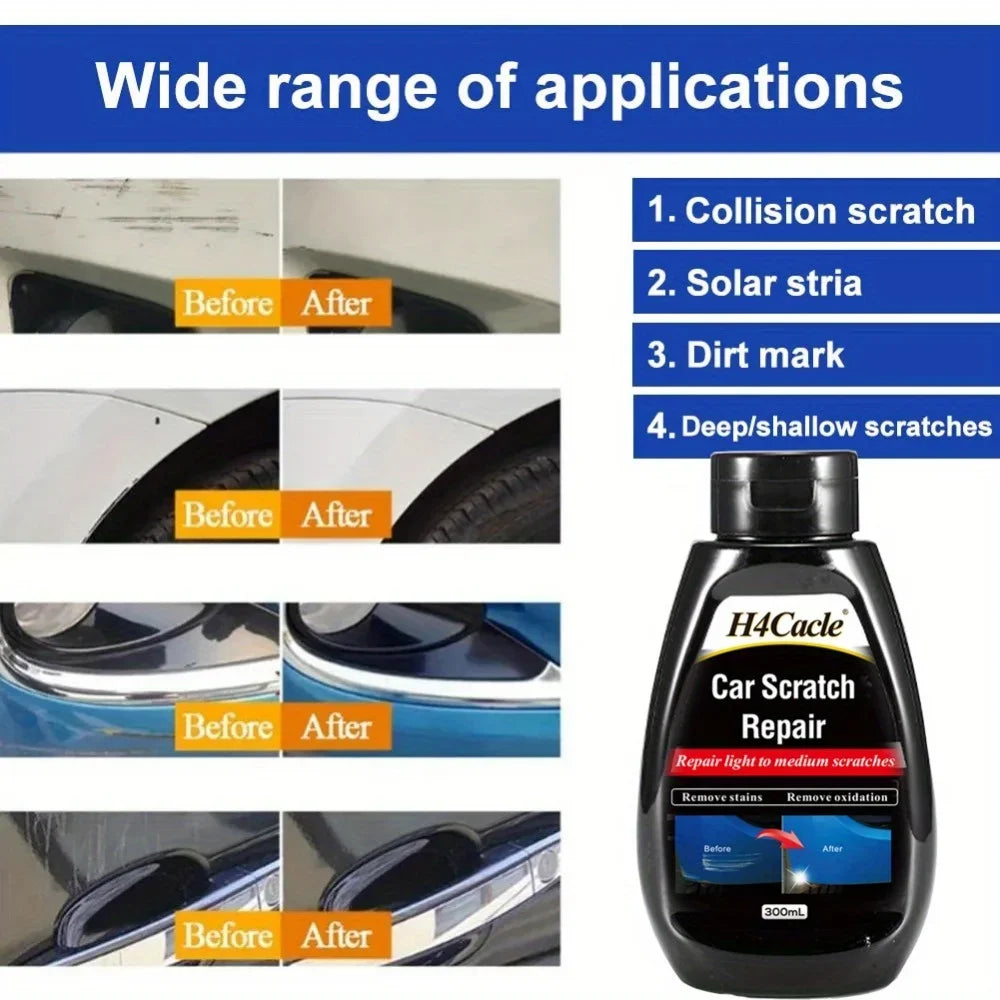 Car scratch repair cream, paint, scratch polishing, car care, restoration, car scratch remover varnish