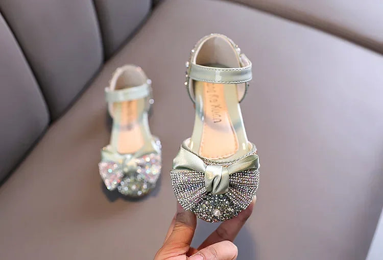 Sandales enfant en bas âge fille chaussures pour enfants perle strass brillant enfants chaussures bébé filles chaussures filles string sandales