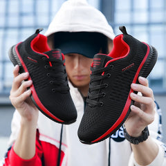 Men's Lightweight Running Shoes, Classic Mesh Walking Shoes, Breathable Casual Shoes, Men's Fashion Moccasin Sneakers