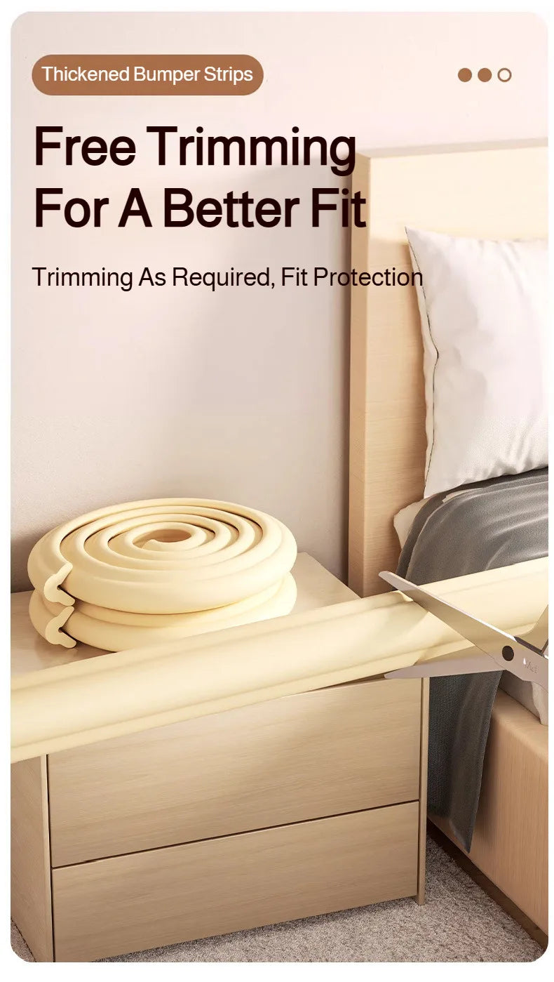 Corner Edge Protection Bumper, Baby Safety Corner Protector, Children's Furniture Corner Strip, Anti-Collision Foam Protection