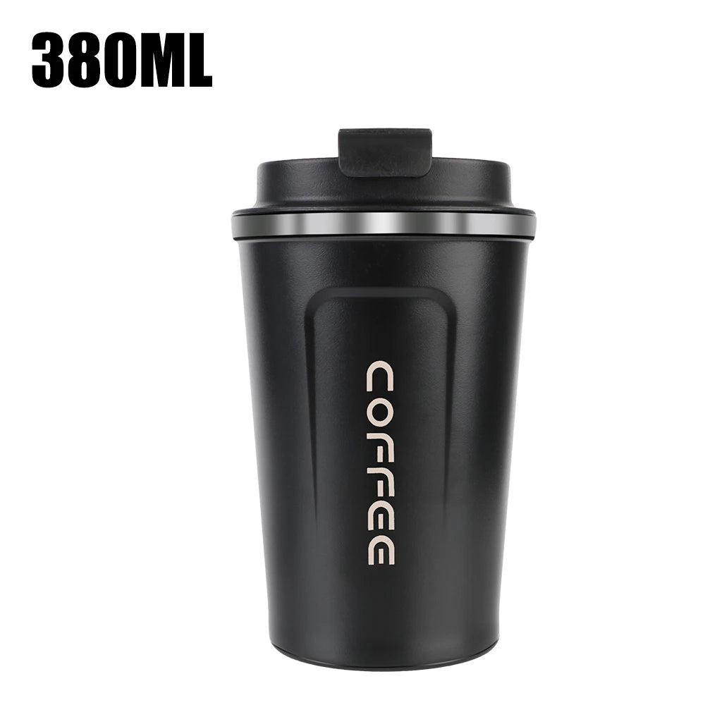 Tasse Thermos de voiture Thermo café pour thé eau café anti-fuite tasse Thermo de voyage tasse à café 380/510ML Double acier inoxydable
