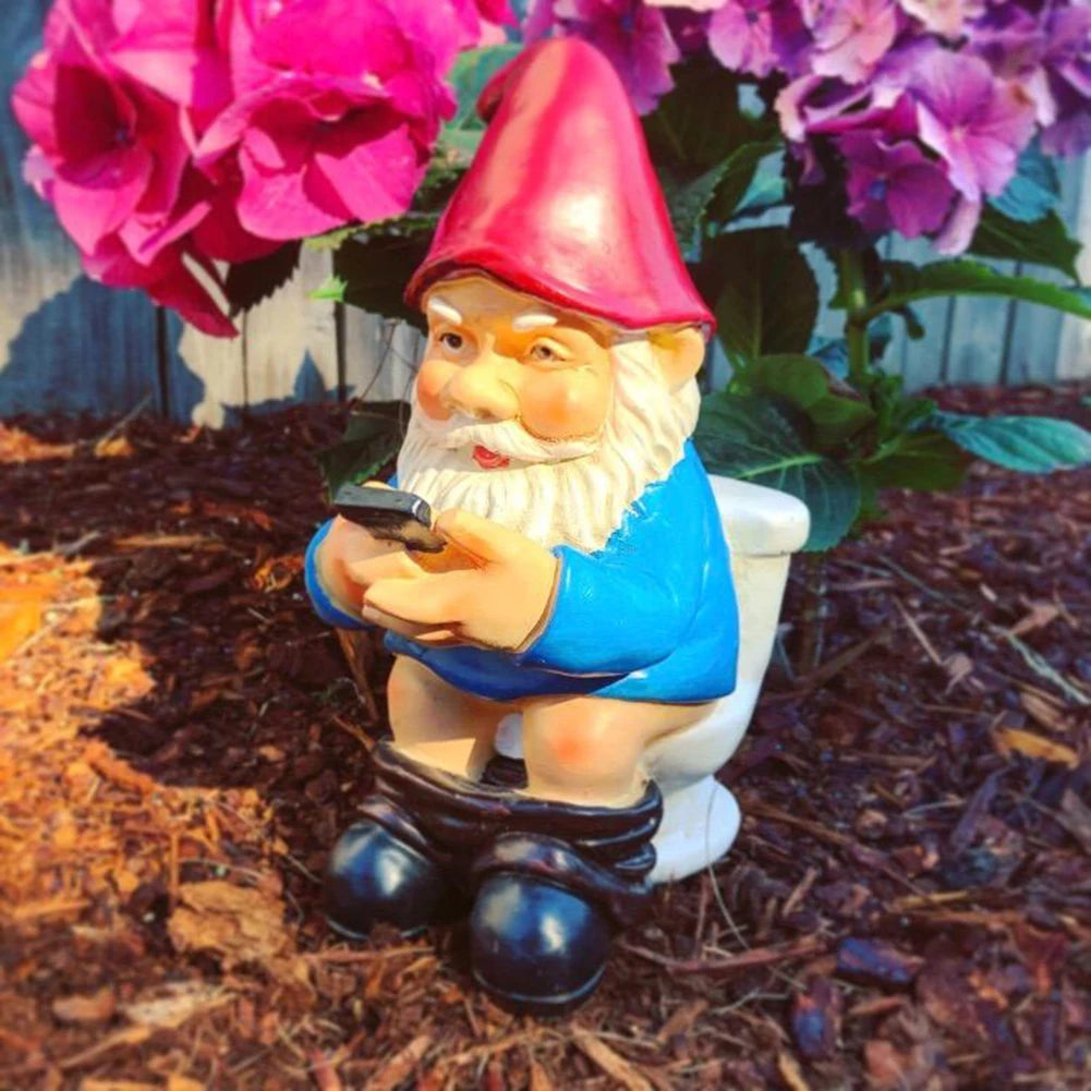 Miniature garden gnome ornaments, garden gnome, Auckland figurine, crafts, yard decoration in intensified resin