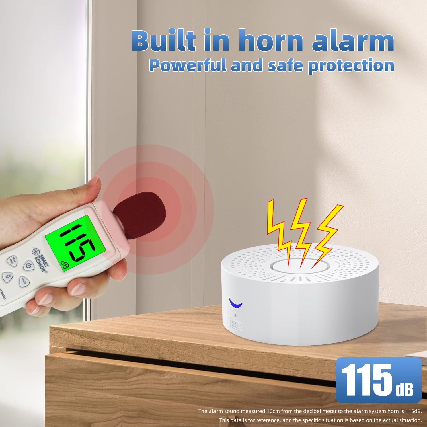 Système d'alarme de sécurité sans fil avec capteur de mouvement, sirène anti-cambriolage, Wi-Fi, maison intelligente, tournesol, application Smart Life