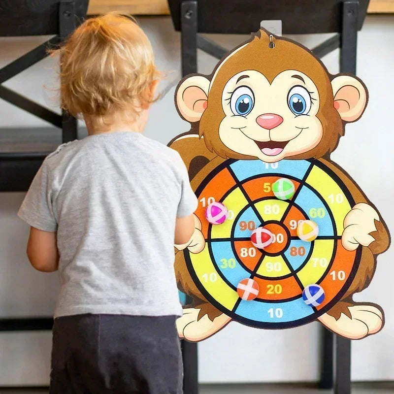 Jeux éducatifs jeu de fléchettes Stickey balle fléchette enfant jouet enfant Montessori jeux Sports d'intérieur pour enfants Montessori jouets cadeau