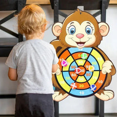 Jeux éducatifs jeu de fléchettes Stickey balle fléchette enfant jouet enfant Montessori jeux Sports d'intérieur pour enfants Montessori jouets cadeau