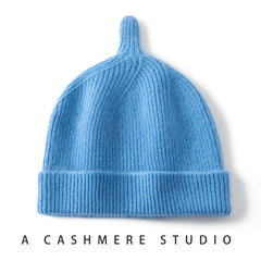 Garder au chaud chapeau d'hiver pour enfants unisexe tricot casquette enfants 100% cachemire Skullies chapeaux pour garçons Bonnet filles casquettes accessoires