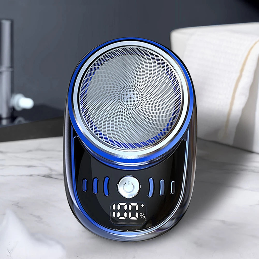 Mini Afeitadora Eléctrica De Viaje Para Hombre, Máquina De Afeitar Con Carga USB, Lavable, Para Barba Y Cara, Tama?o De Bolsil