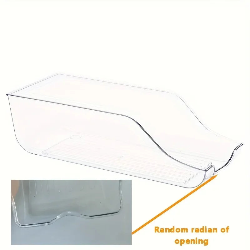 Boîte de rangement pour réfrigérateur, organisateur de réfrigérateur, boîtes de rangement de cuisine, canettes de Soda, panier, conteneurs de rangement, organisateur de garde-manger