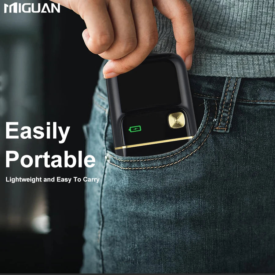 Rasoir électrique rechargeable USB-alternatif, portable, feuille remplaçable, noir-voyage et usage domestique, cadeau pour hommes