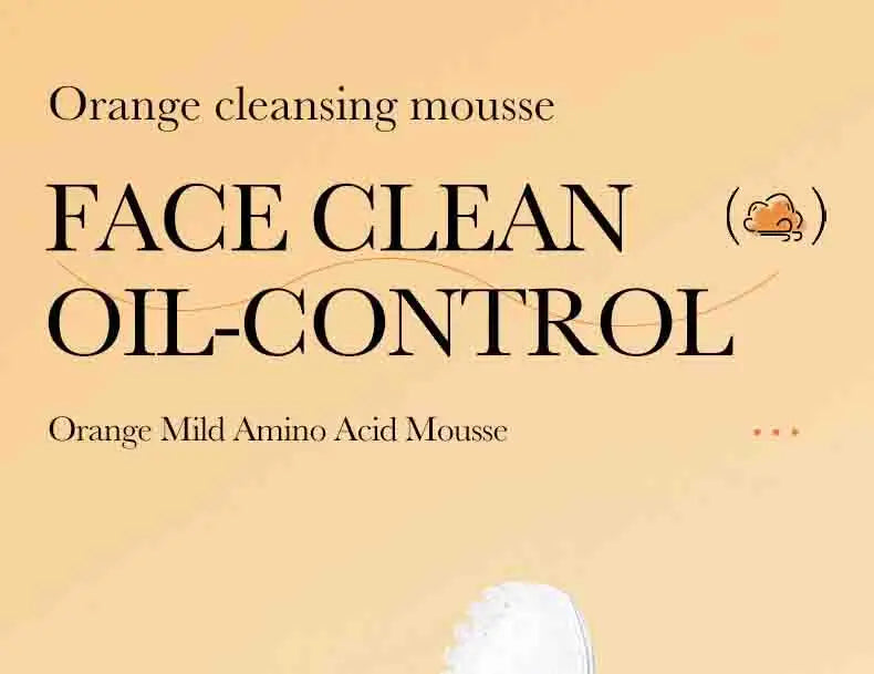 SAODER Fruits nettoyant pour le visage mousse de lavage du visage Massage nettoyage Mossee hydratant produits de soins de la peau du visage