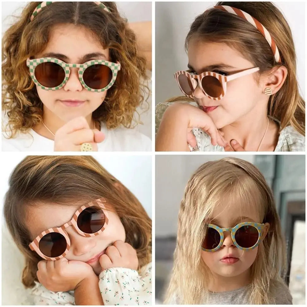 Enfants personnalité classique en plein air Protection solaire lunettes de soleil garçons filles couleurs protéger les yeux bébé UV400 lunettes de soleil enfants