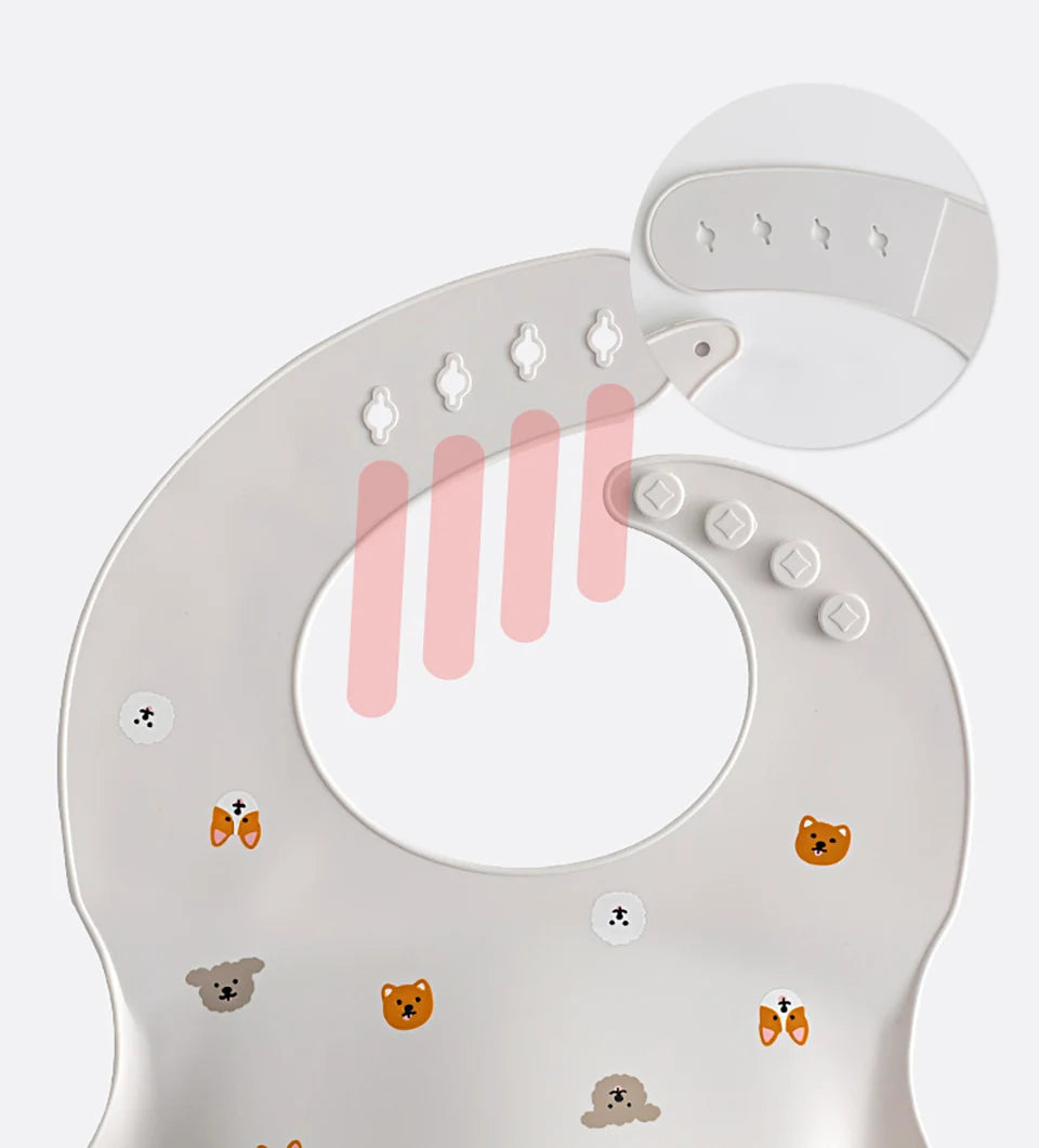 Bavoir imperméable en Silicone souple pour bébé, écharpe d'été, imprimé cerise mignon, bavoirs réglables, tissus à roter, tabliers d'alimentation pour bébé, manger pour enfants