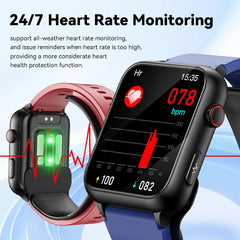 2025 nouvelle montre intelligente NOYAFA précision mesure de la pression artérielle moniteur de santé Smartwatch hommes 320*386 IPS écran couleur