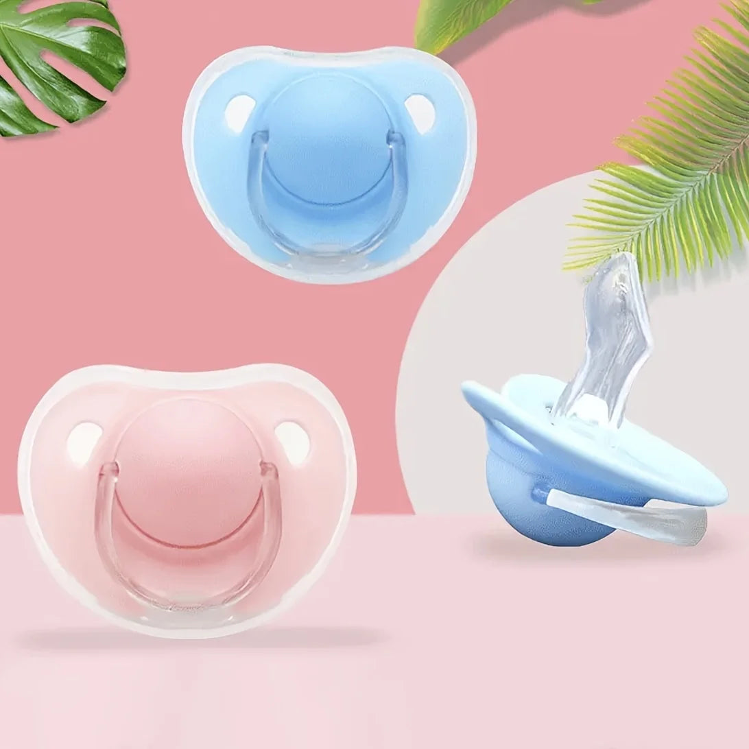 Sucette pour bébé avec couvercle, 2 pièces/paquet, pour usage quotidien et nocturne