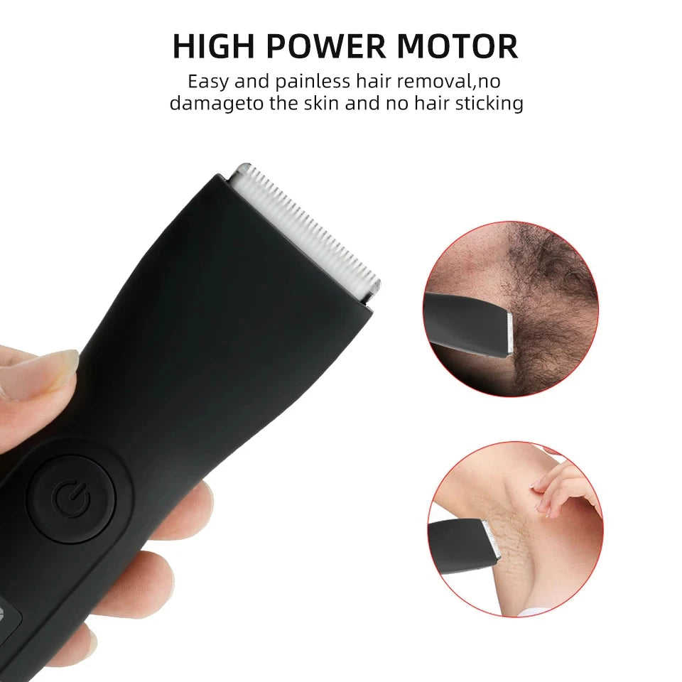 Men's body trimmer, men's balls, women's razor, bikini hair removal trimmer, groin and body razor, groomer, arm and beard razor