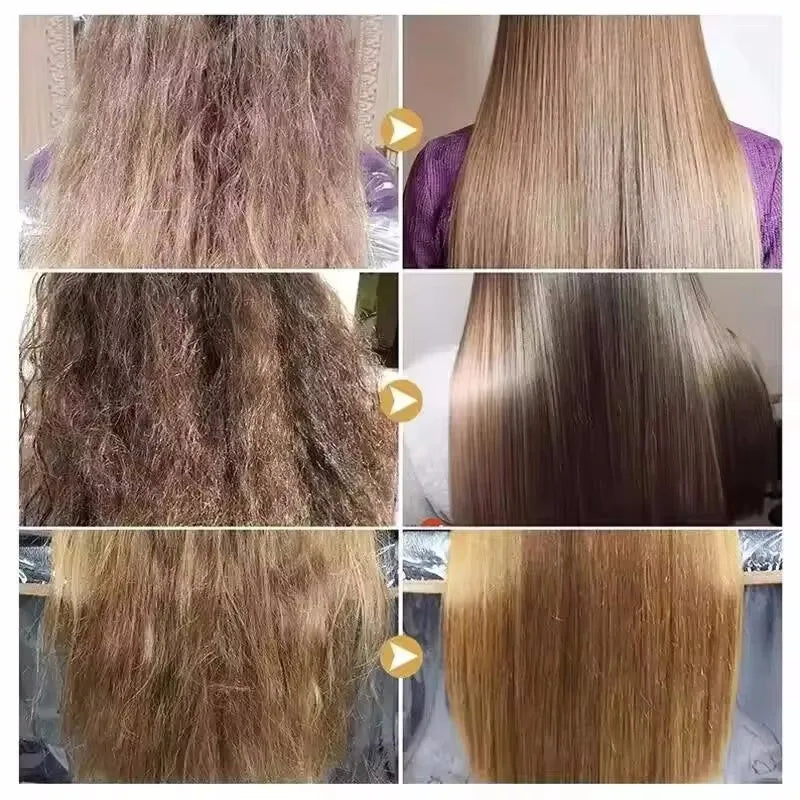 Masque capillaire magique à la kératine, réparation en 5 secondes, cheveux crépus endommagés, doux, lisse, brillant, Nutrition, hydratant en profondeur, nourrissant, soins capillaires