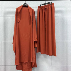 Abayas du Ramadan pour femmes musulmanes, ensemble de 2 pièces, robe Hijab, vêtement de prière, Abaya, longue tiens imar, robe arabe, vêtements islamiques