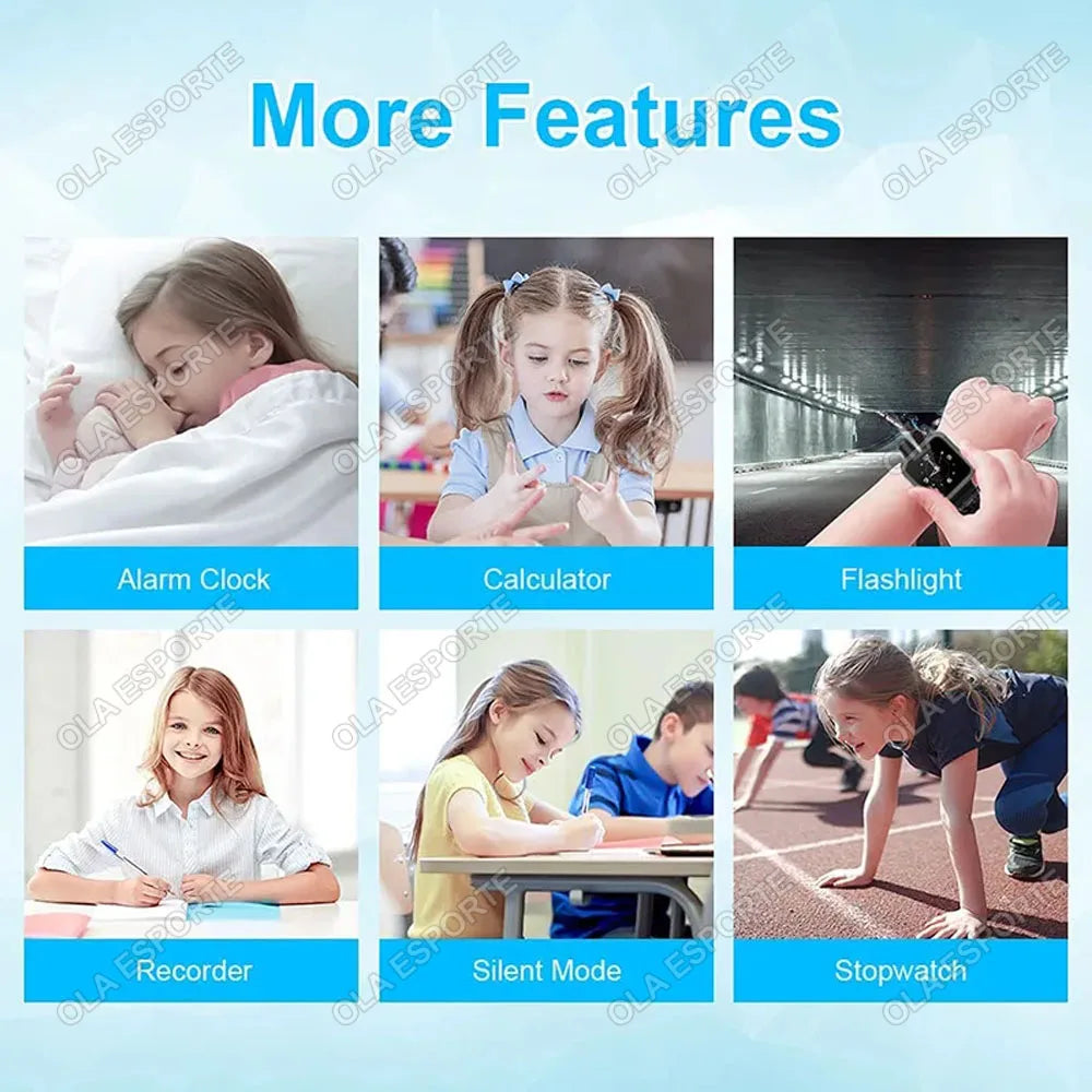Enfants montre intelligente 2G SOS GPS localisation carte Sim appel montre intelligente caméra montre étanche cadeau pour Ios Android enfants cadeaux 2025